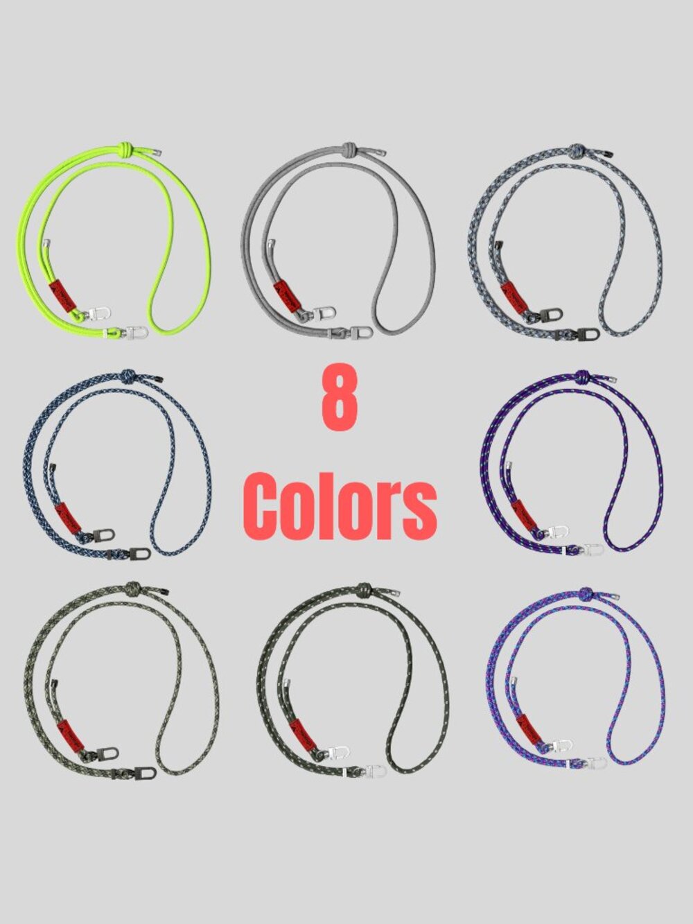 Topologie 6mm Rope Crossbody Strap Adjustable - Choose Color - Brand New